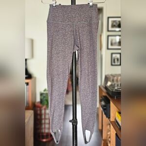 Splits59 High Waist Airweight Stirrup Leggings Charcoal Heather Grey Size L